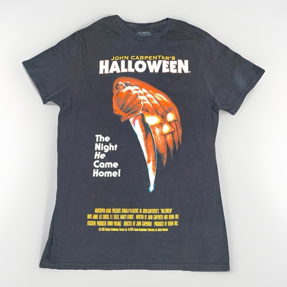 Halloween John Carpenter Horror Movie 2015 Cast Black T-shirt Unisex Size Small